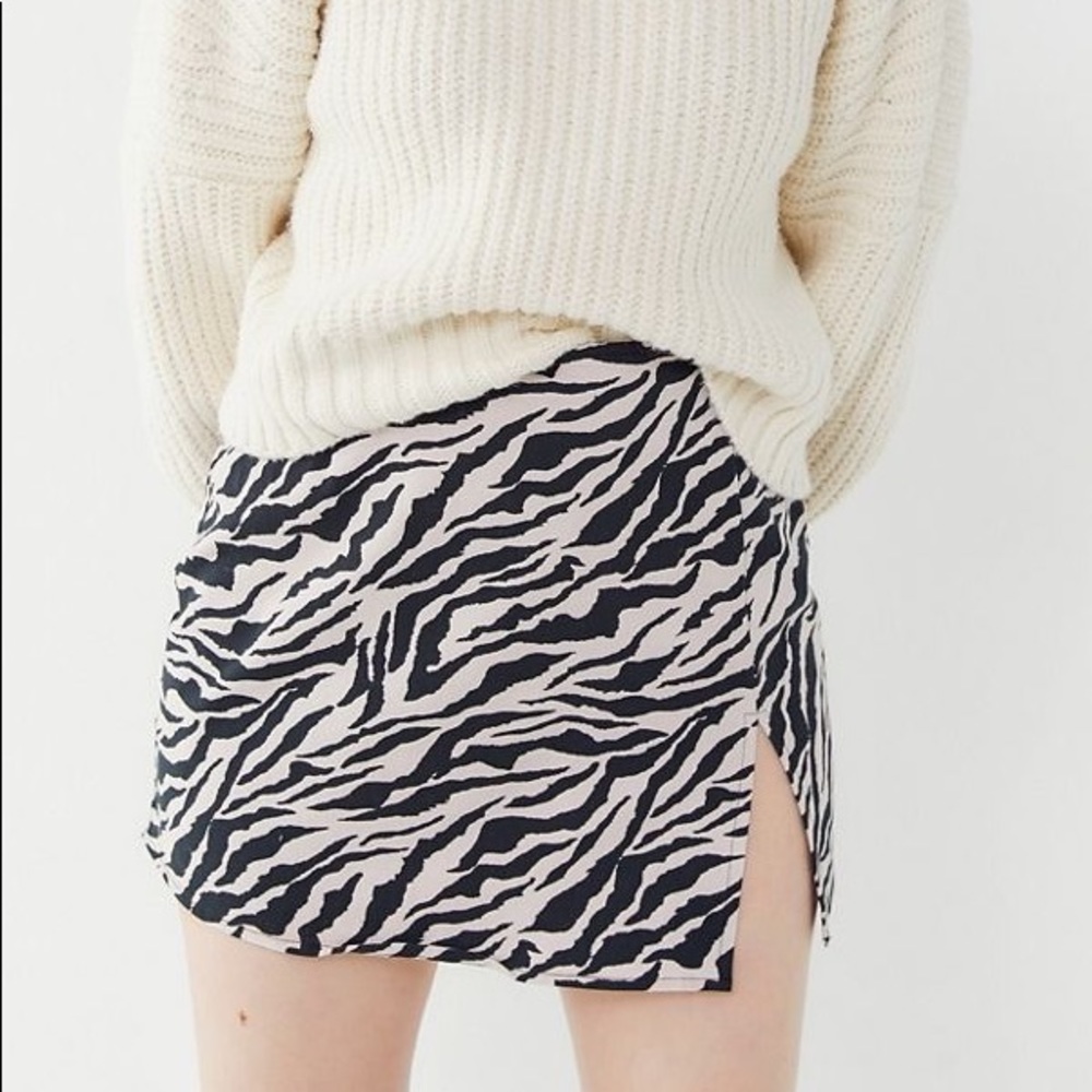 BDG Zebra Print Mini Skirt
